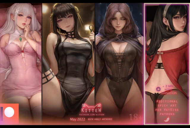 画师kittew 合集截至2023.3【3566P+10V/6.6G】