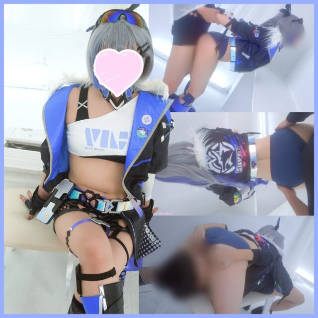 [ぶんコス] 【7月有料プラン特典✨】崩壊スターレ◯ル　銀◯💙「セッ◯スしないと出られない部屋」で〇〇えっち♡中◯ししても身体の火照りが止まらず2回連続S◯X💙